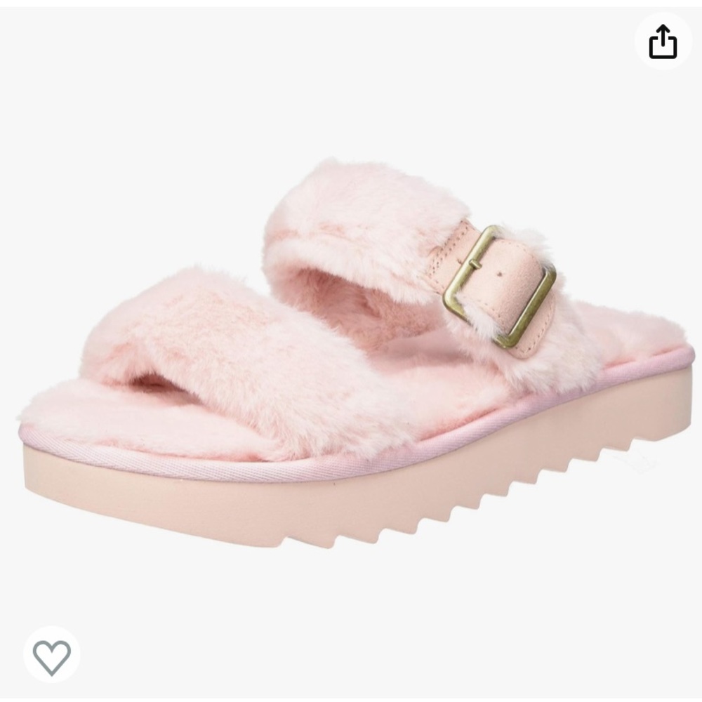 Koolaburra by Ugg | Furr-ah Flat Sandal | Pale Pink